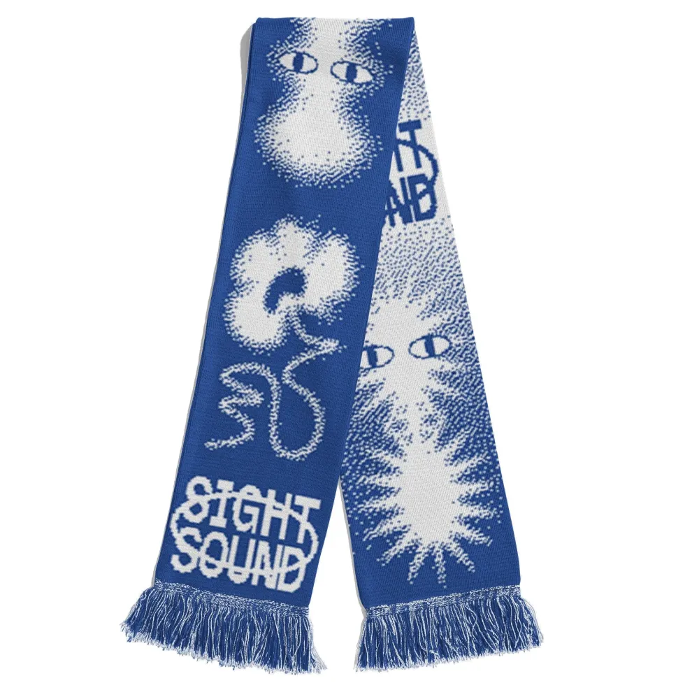 KBar Design KBAR X UN:IK 'Sight & Sound' Scarf - Black / Blue