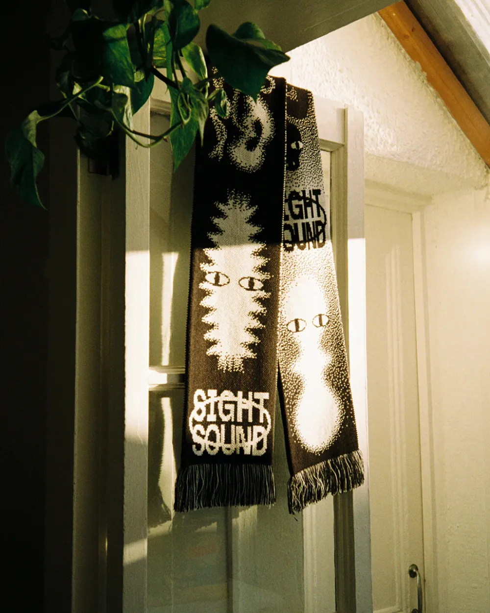 KBar Design KBAR X UN:IK 'Sight & Sound' Scarf - Black / Blue