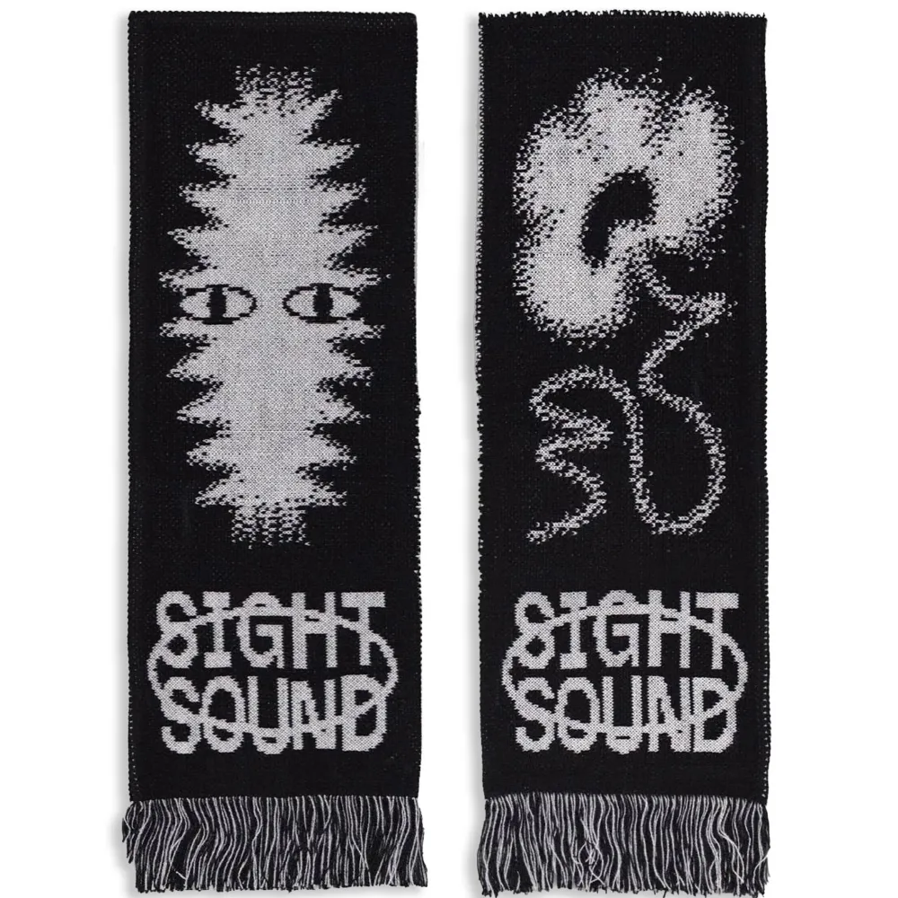 KBar Design KBAR X UN:IK 'Sight & Sound' Scarf - Black / Blue