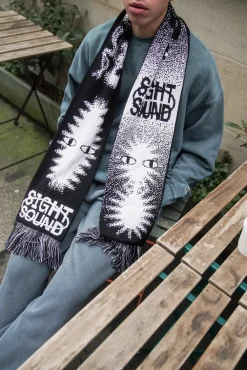KBar Design KBAR X UN:IK 'Sight & Sound' Scarf - Black / Blue