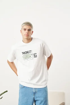 KBar Design KBAR X UN:IK 'Taking It Slow' Tee - White