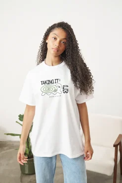 KBar Design KBAR X UN:IK 'Taking It Slow' Tee - White