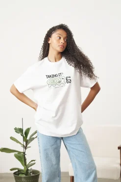 KBar Design KBAR X UN:IK 'Taking It Slow' Tee - White
