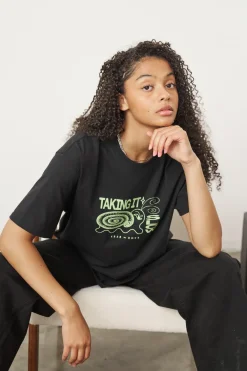 KBar Design KBAR X UN:IK 'Taking It Slow' Tee - Black