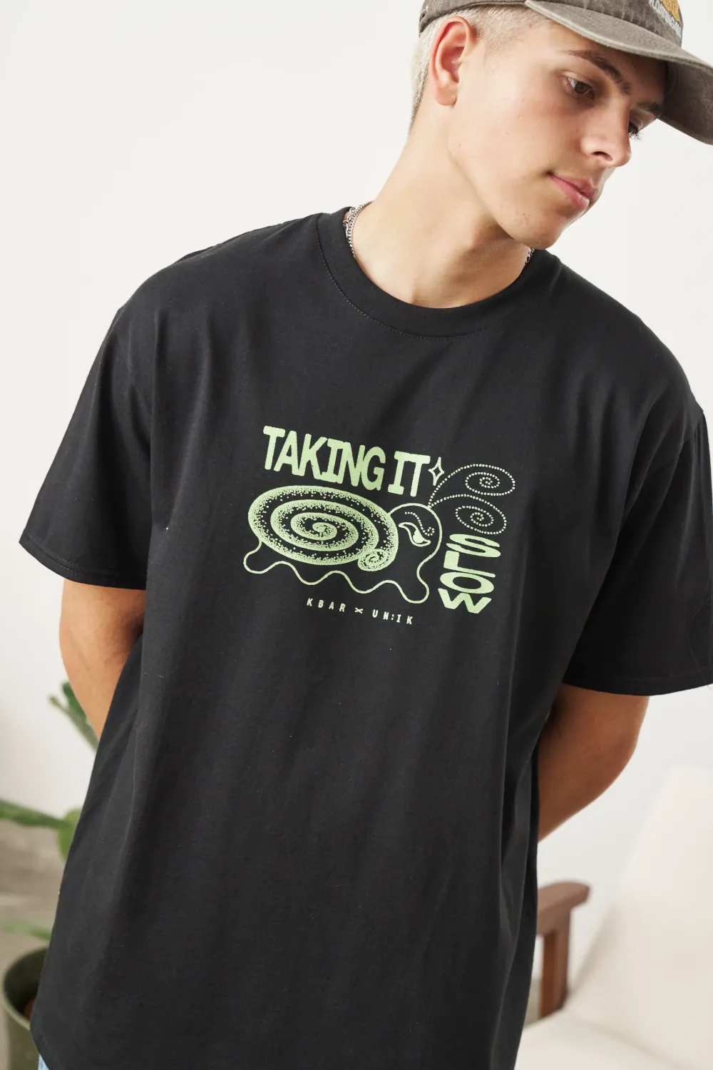 KBar Design KBAR X UN:IK 'Taking It Slow' Tee - Black