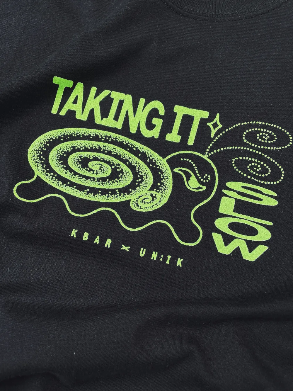 KBar Design KBAR X UN:IK 'Taking It Slow' Tee - Black