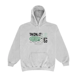 KBar Design KBAR X UN:IK 'Taking It Slow' Vintage Washed Hoodie - Grey