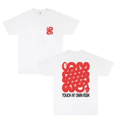 KBar Design KBAR X UN:IK 'Touch At Own Risk' Tee - White