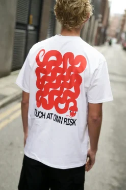 KBar Design KBAR X UN:IK 'Touch At Own Risk' Tee - White