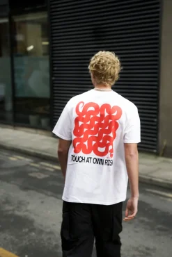 KBar Design KBAR X UN:IK 'Touch At Own Risk' Tee - White