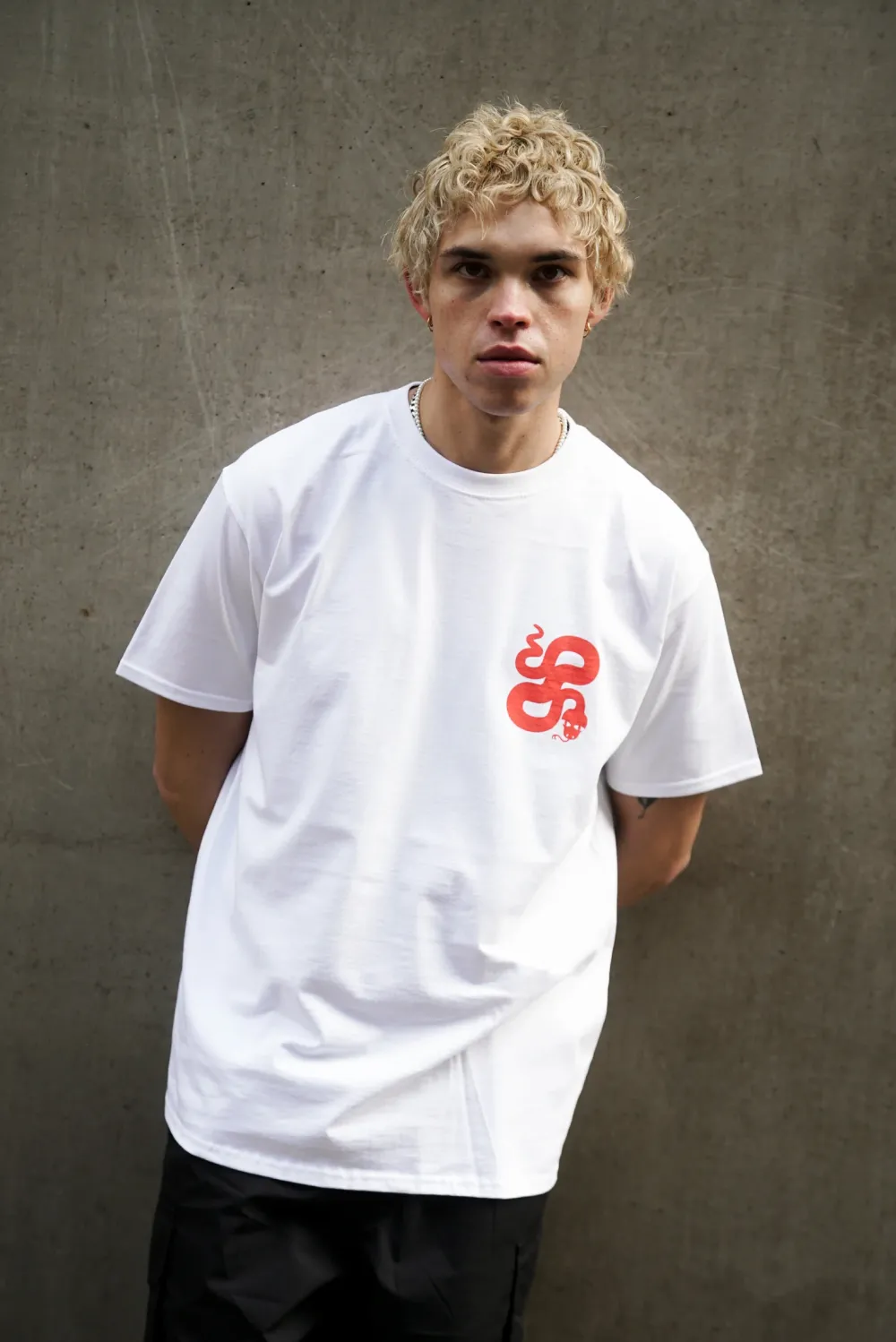 KBar Design KBAR X UN:IK 'Touch At Own Risk' Tee - White