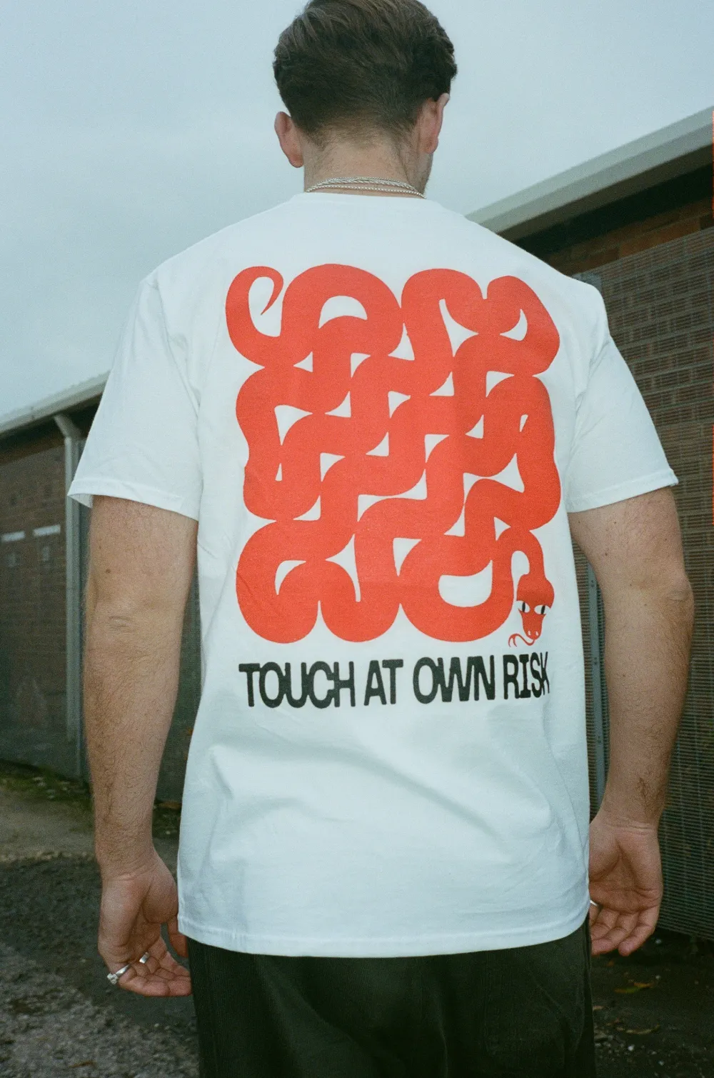 KBar Design KBAR X UN:IK 'Touch At Own Risk' Tee - White
