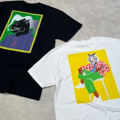 Melé x Club Bad 'Black Jaguar' Tee - Black