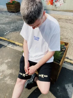 Melé x Club Bad 'Cool Cat' Tee - White