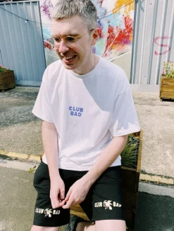 Melé x Club Bad 'Cool Cat' Tee - White