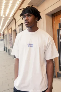 Melé x Club Bad 'Cool Cat' Tee - White