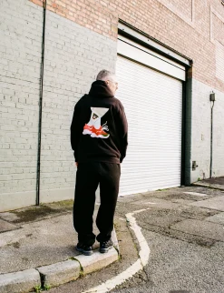 Melé x Club Bad 'Crossed Legs' Hoodie - Black