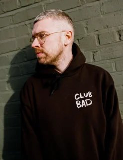 Melé x Club Bad 'Crossed Legs' Hoodie - Black