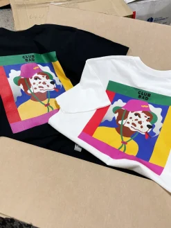 Melé x Club Bad 'Dalmatian' Tee - White