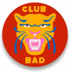 Melé x Club Bad 'Fire Panther' Vinyl Slipmat - Red