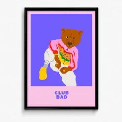 Melé x Club Bad 'Ghetto Bear' Print