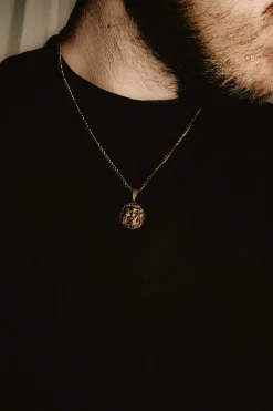 Melé x Club Bad 'Panther' Pendant Necklace - Silver / Gold