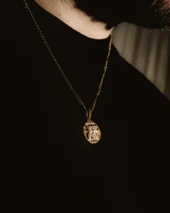 Melé x Club Bad 'Panther' Pendant Necklace - Silver / Gold