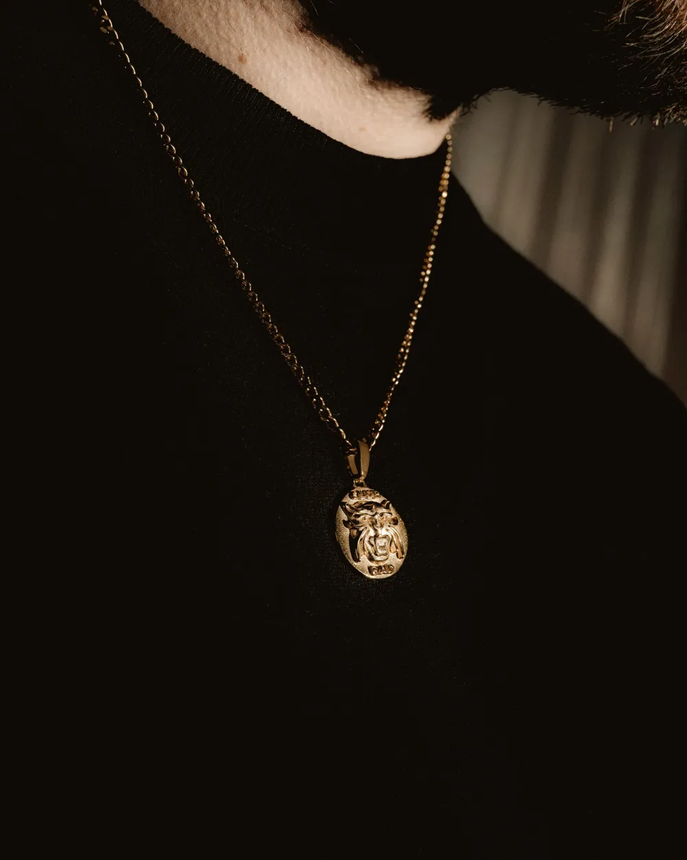 Melé x Club Bad 'Panther' Pendant Necklace - Silver / Gold