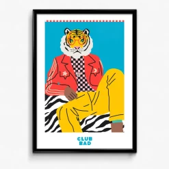 Melé x Club Bad 'Party Tiger' Print