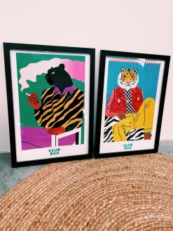 Melé x Club Bad 'Party Tiger' Print