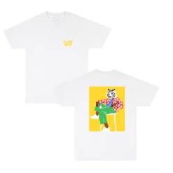 Melé x Club Bad 'Summer Tiger' Tee - White