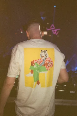 Melé x Club Bad 'Summer Tiger' Tee - White