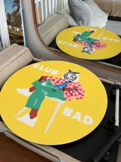 Melé x Club Bad 'Summer Tiger' Vinyl Slipmat - Yellow