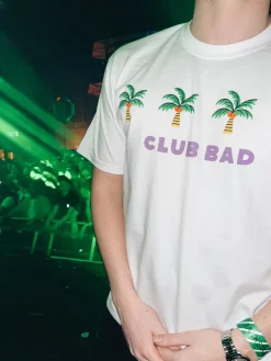 Melé x Club Bad 'Tropical' Tee - White