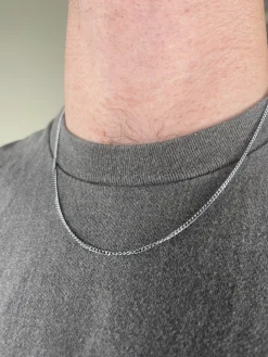 UN:IK Essentials Minimal Curb Chain 2mm - Gold / Silver