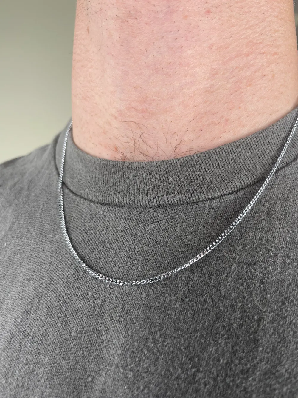 UN:IK Essentials Minimal Curb Chain 2mm - Gold / Silver