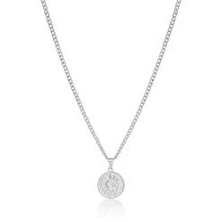 UN:IK Essentials Moon Pendant Necklace - Silver / Gold