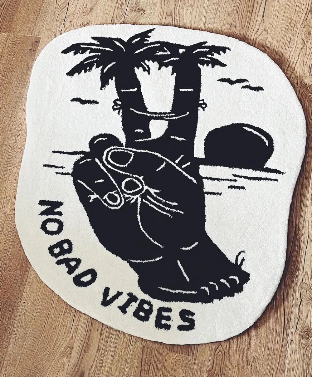 UN:IK Essentials No Bad Vibes Hand Tufted Rug