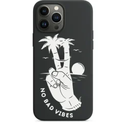 UN:IK Essentials 'No Bad Vibes' Phone Case - Black