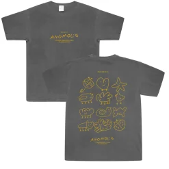 Other Side Store 'Anomols' Vintage Washed Tee - Black