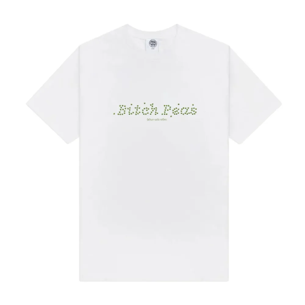 Other Side Store 'Bitch Peas' Tee - White