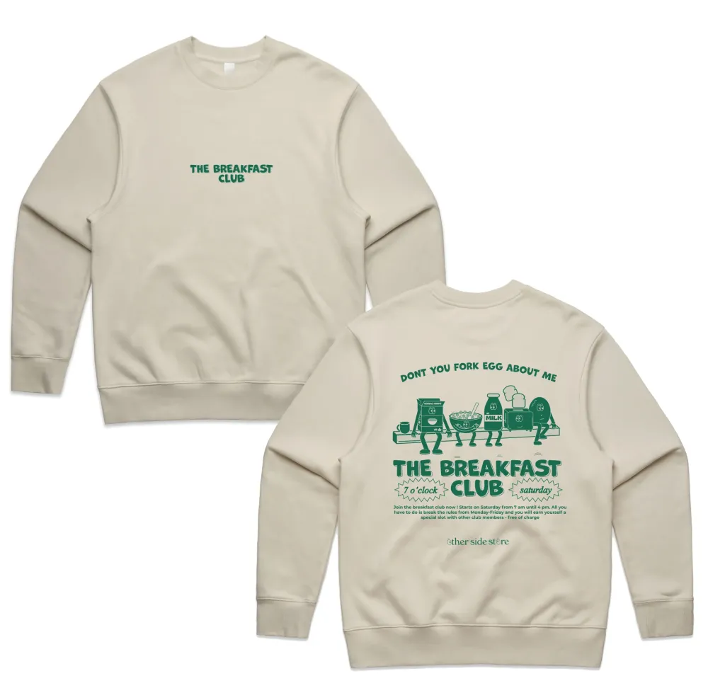 Other Side Store 'Breakfast Club' Sweater - Stone
