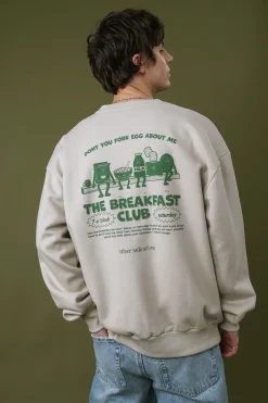 Other Side Store 'Breakfast Club' Sweater - Stone