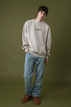Other Side Store 'Breakfast Club' Sweater - Stone