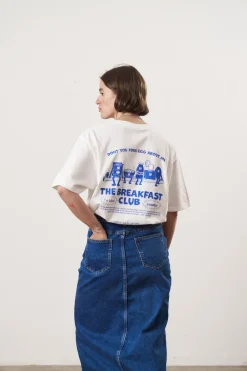 Other Side Store 'Breakfast Club' Tee - White