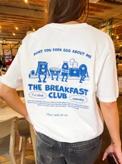 Other Side Store 'Breakfast Club' Tee - White