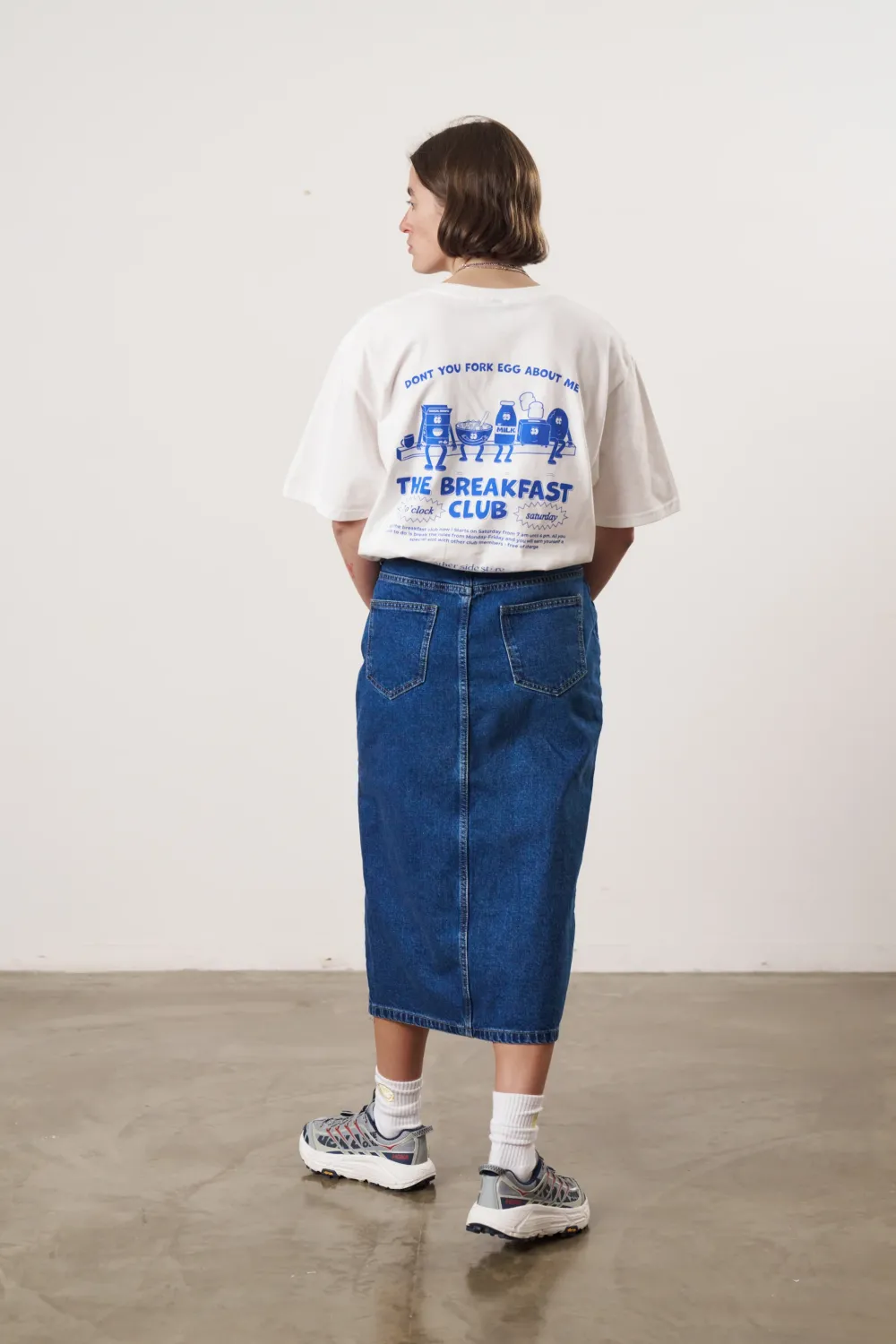 Other Side Store 'Breakfast Club' Tee - White