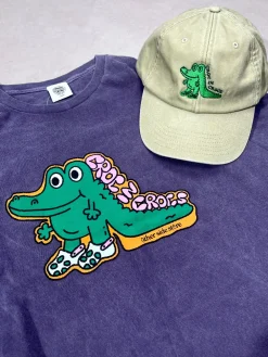Discounted Bundles Other Side Store 'Croc In Crocs' Tee & Cap Bundle
