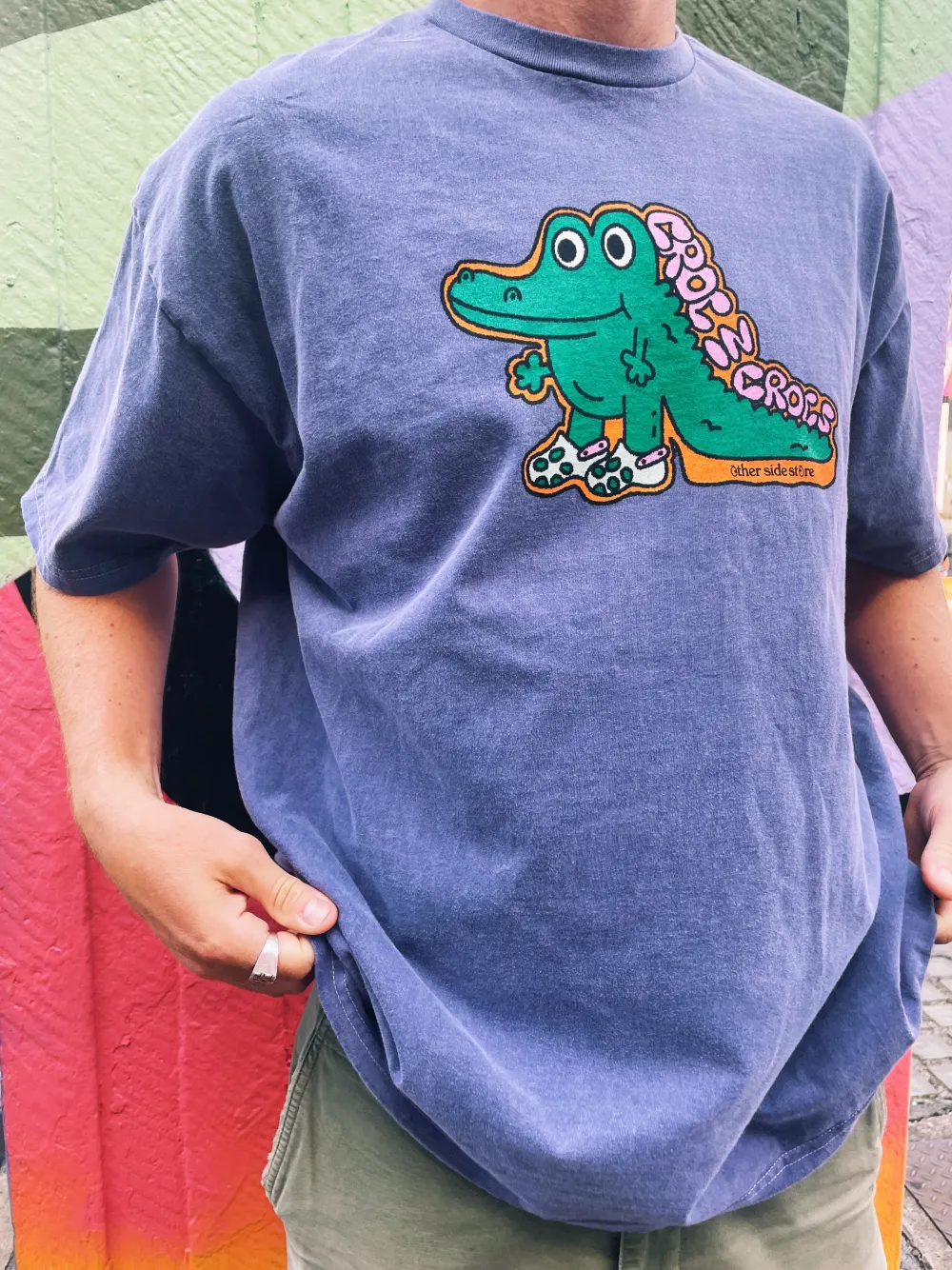 Discounted Bundles Other Side Store 'Croc In Crocs' Tee & Cap Bundle