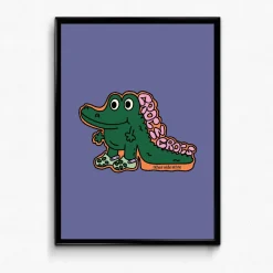 Other Side Store 'Croc In Crocs' Print